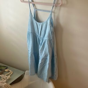 Blue sundress